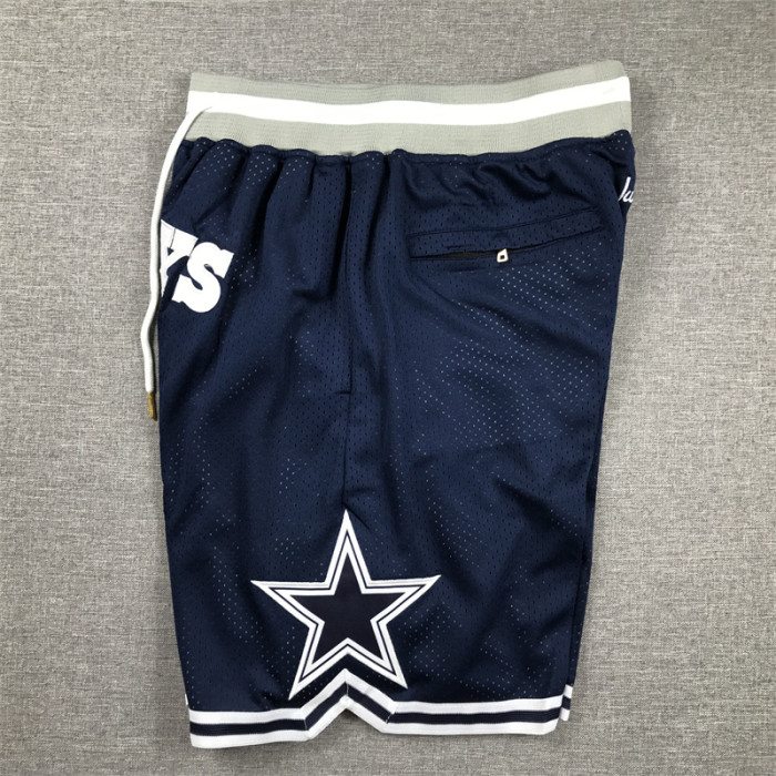 with Pocket Dallas Cowboys Navy NFL Shorts
