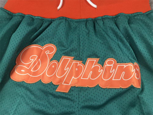 with Pocket Miami Dolphins Green NFL Shorts