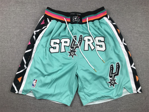 with Pocket San Antonio Spurs Basketball Shorts Green NBA Shorts