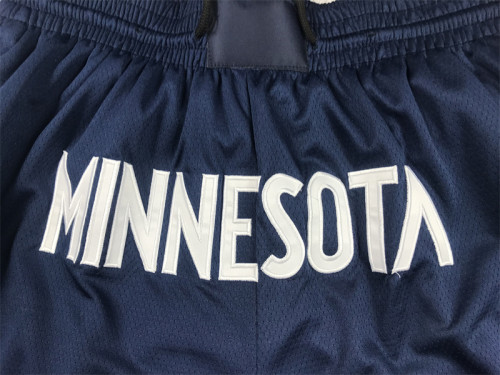 with Pocket Minnesota Timberwolves Blue NBA Shorts Basketball Shorts