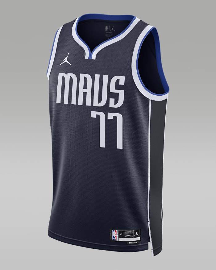 Dallas Mavericks DONCIC 77 Black NBA Jersey Basketball Shirt