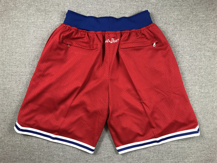 with Pocket New England Patriots Red NFL Shorts