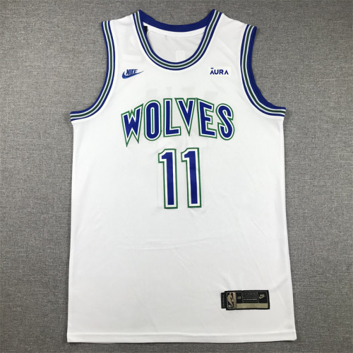 Minnesota Timberwolves 11 REID White NBA Jersey Basketball Shirt