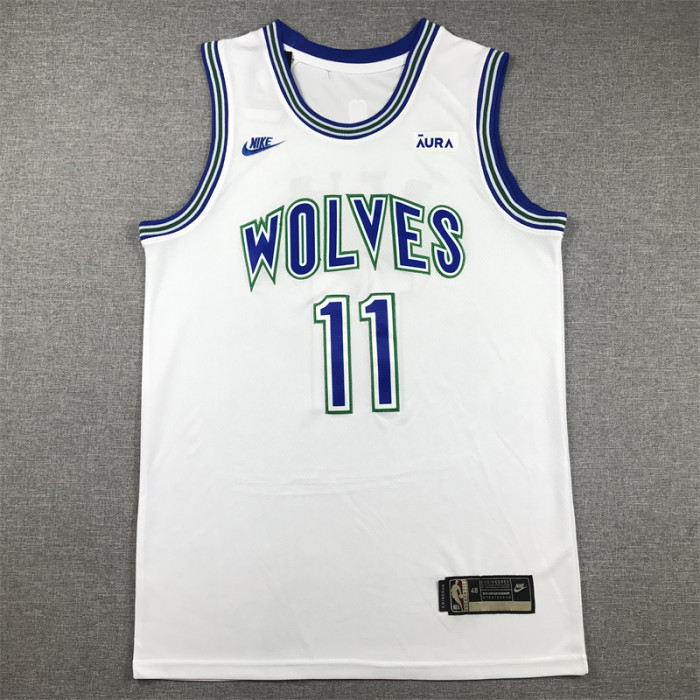 Minnesota Timberwolves 11 REID White NBA Jersey Basketball Shirt