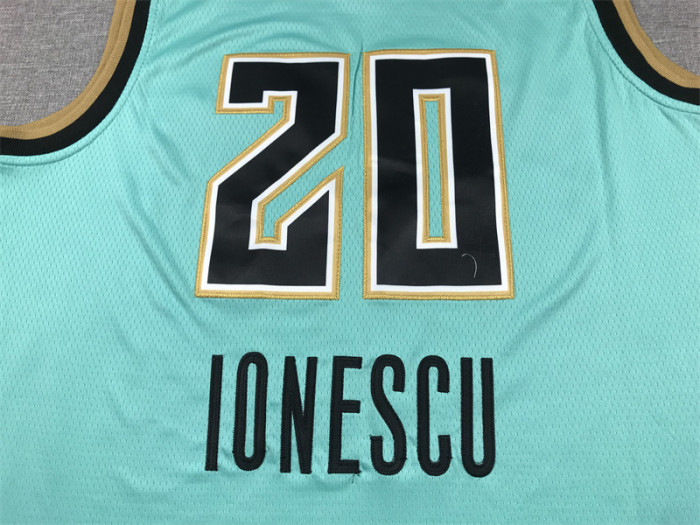 New York Liberty 20 IONESCU Green NBA Jersey Basketball Shirt