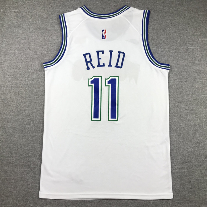Minnesota Timberwolves 11 REID White NBA Jersey Basketball Shirt