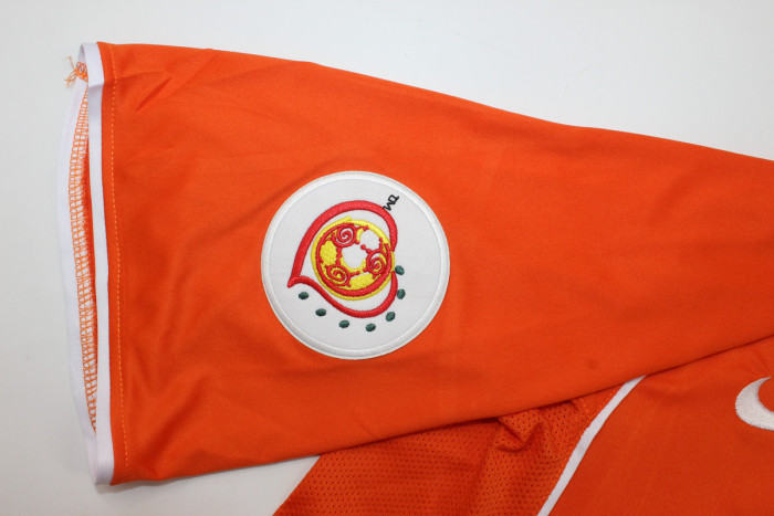 with Patch Retro Jersey 2004 Netherlands V.NISTELROOY 10 Home Soccer Jersey Vintage Holland Football Shirt