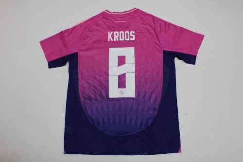 Fan Version Germany 2024 KROOS 8 Away Soccer Jersey Deutsch Football Shirt