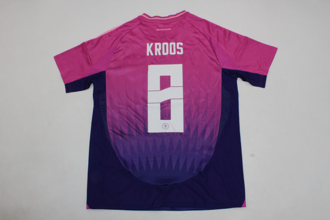 Fan Version Germany 2024 KROOS 8 Away Soccer Jersey Deutsch Football Shirt