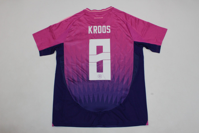 Fan Version Germany 2024 KROOS 8 Away Soccer Jersey Deutsch Football Shirt