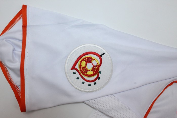 with Patch Retro Jersey 2004 Netherlands DAVID 8 Away White Soccer Jersey Vintage Holland Football Shirt