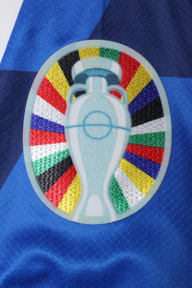 with Euro Patch Fan Version Croatia 2024 MODRIC 10 Away Soccer Jersey Blue Football Shirt