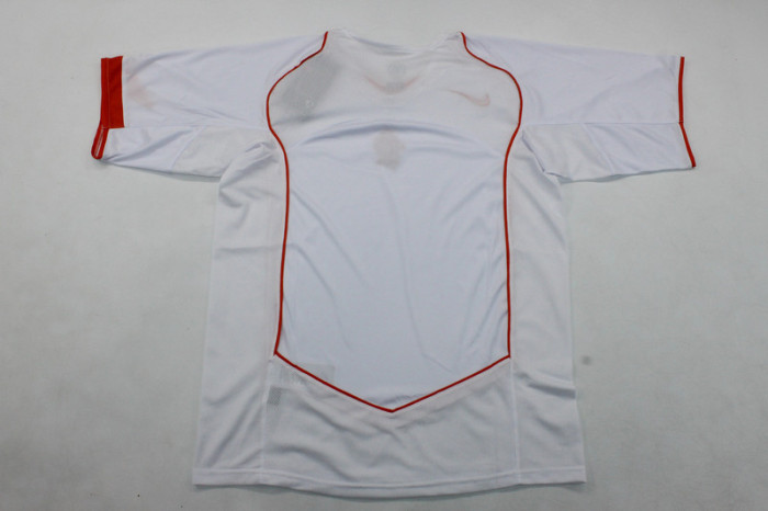 Retro Jersey 2004 Netherlands Away White Soccer Jersey Vintage Holland Football Shirt