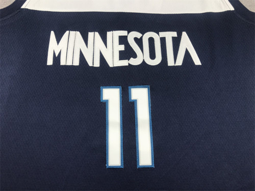 2024 Minnesota Timberwolves 11 REID Dark Blue NBA Jersey Basketball Shirt