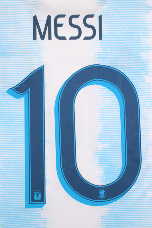 Retro Jersey 2019 Argentina MESSI 10 Home Soccer Jersey Vintage Football Shirt