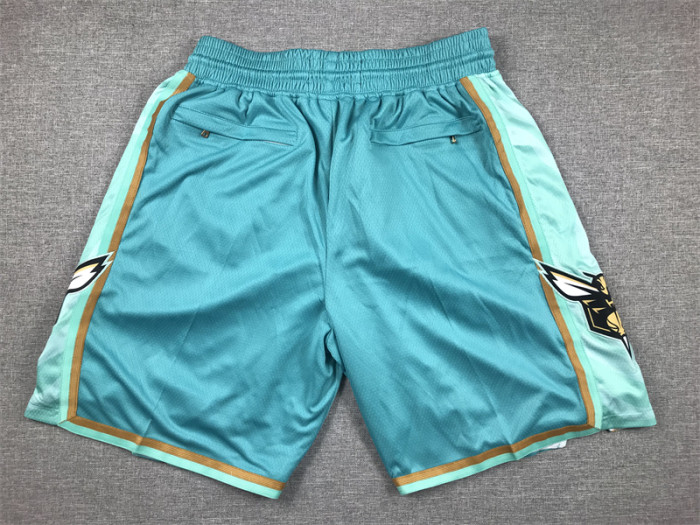 with Pocket City Edition Charlotte Hornets NBA Shorts Green Basketball League Shorts