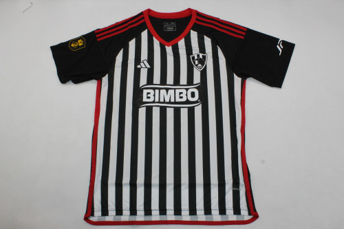 with League Patch Fan Version 2024-2025 Cuervos Home Soccer Jersey Football Shirt