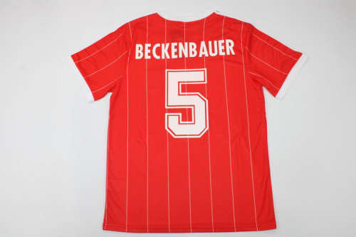 Retro Jersey 1983-1984 HAMBURGER BECKENBAUER 5 Home Soccer Jersey Vintage HSV Hamburg SV Football Shirt