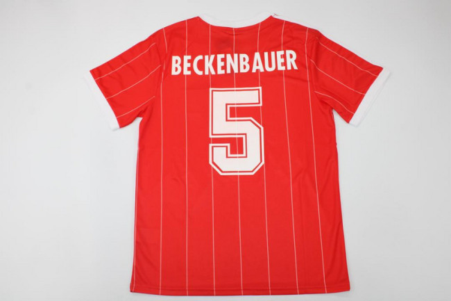 Retro Jersey 1983-1984 HAMBURGER BECKENBAUER 5 Home Soccer Jersey Vintage HSV Hamburg SV Football Shirt