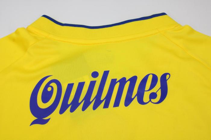 Retro Jersey 2001 Boca Juniors ROMAN 10 Away Yellow Soccer Jersey Vintage Football Shirt