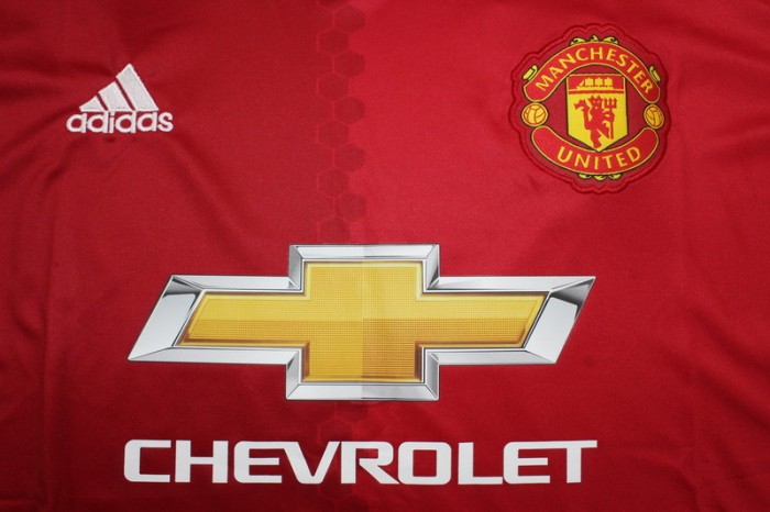 Retro Jersey 2016-2017 Manchester United Home Soccer Jeresy Vintage Football Shirt