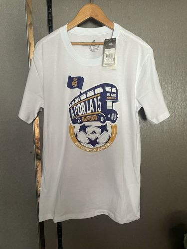 Real Madrid White A PO LA 15 Cotton Shirts