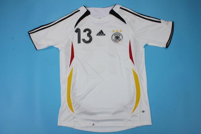 Retro Jersey 2006 Germany BALLACK 13 Home Soccer Jersey Vintage Football Shirt