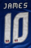 JAMES 10 Lettering for Porto 2012-2013 Home Soccer Jersey