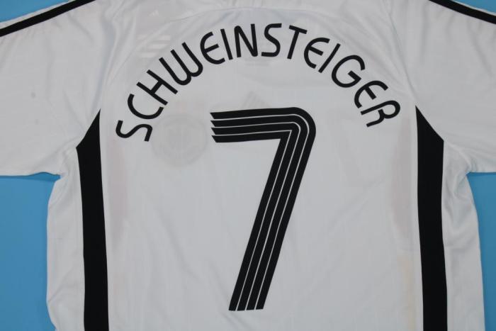 Retro Jersey 2006 Germany SCHWEINSTEIGER 7 Home Soccer Jersey Vintage Football Shirt