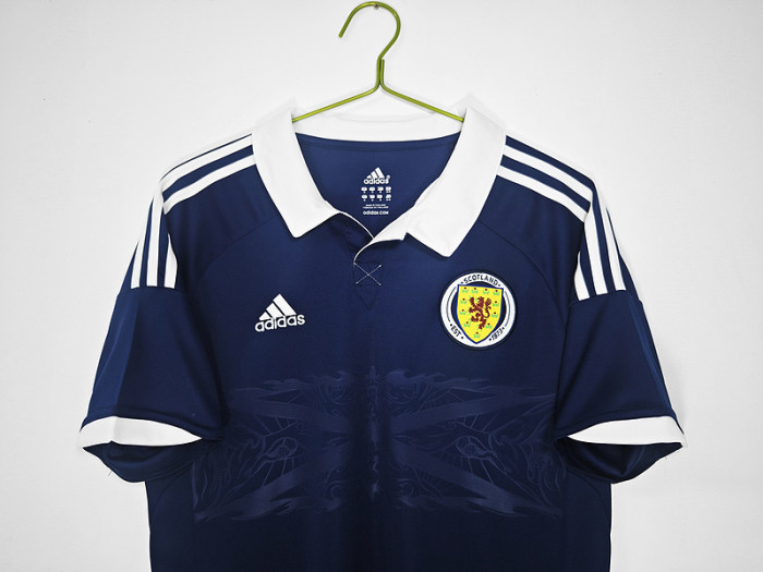 Retro Jersey 2012-2014 Scotland Home Soccer Jersey Vintage Football Shirt