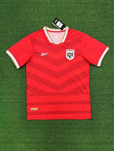 Fans Version 2024-2025 Panama Special Edition Red Soccer Jersey Football Shirt