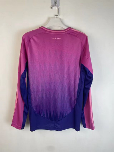 Long Sleeve Fan Version Germany 2024 Away Soccer Jersey Deutsch Football Shirt