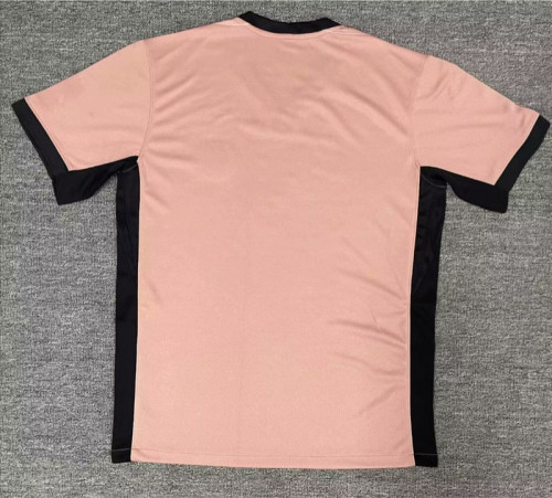 Fan Version 2024-2025 PSG Away Pink Soccer Jersey Paris Football Maillot