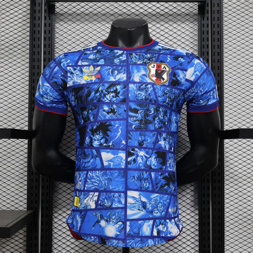 Player Version Japan 2024 Blue Seven Dragon Ball Version Soccer Jersey Football Shirt