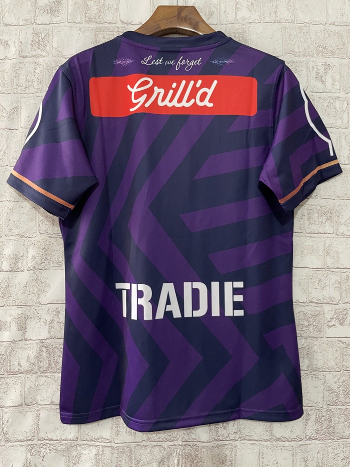 2024 Melbourne Storm Purple Rugby Jersey