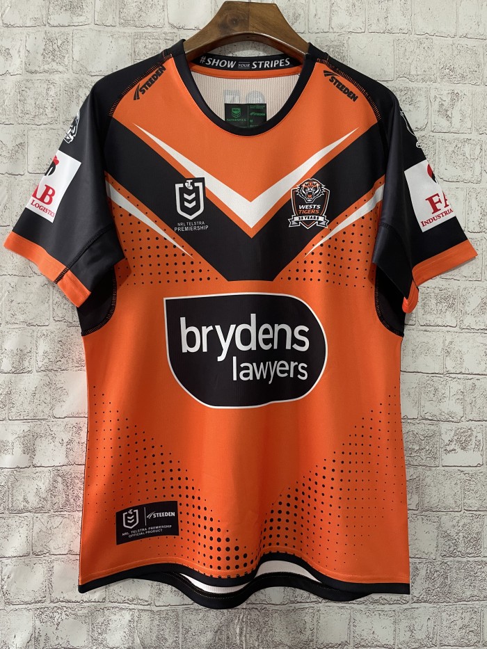 2024 Wests Tigers Orange NRL Rugby Jersey