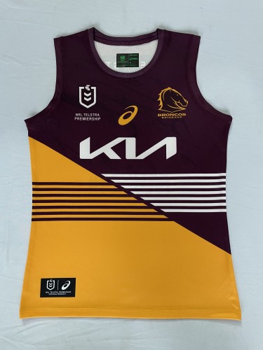 2024 Brisbane Broncos Home Rugby Vest