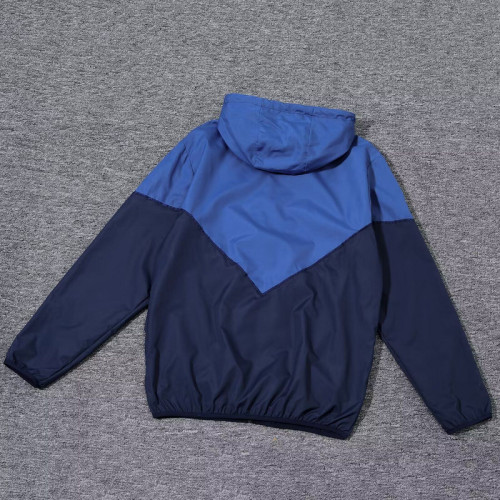2024 Colombia Dark Blue Soccer Windbreaker Jacket Football Jacket