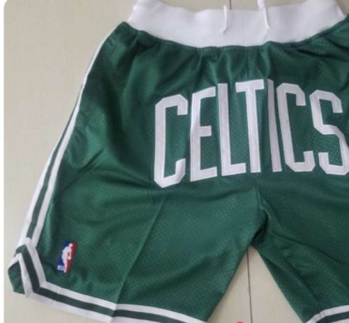 Boston Celtics NBA Shorts Green Basketball Shorts