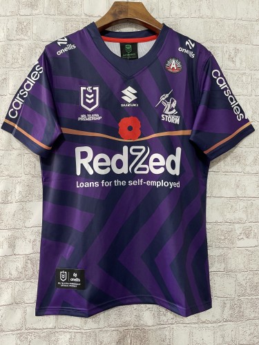 2024 Melbourne Storm Purple Rugby Jersey