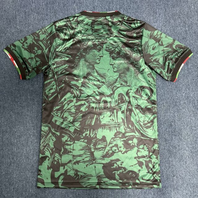 Fan Version Italy 2024 Green Special Edition Soccer Jersey Football Shirt