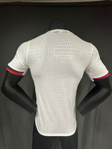 Player Version 2024-2025 PSG Away White Soccer Jersey Paris Football Maillot