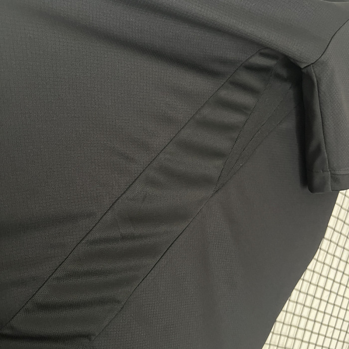 without Sponor Logo Fan Version 2024-2025 Corinthians Away Black Soccer Jersey Football Shirt