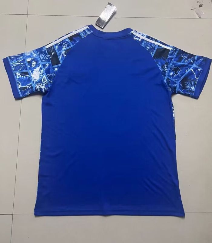 Fan Version Japan 2024 Blue Goku Version Soccer Jersey Football Shirt