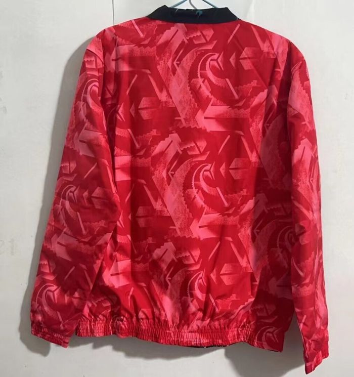 2024 South Korea Trench Coat Soccer Reversible Windbreaker Jacket Football Jacket