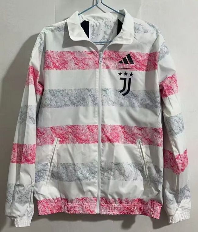 2024 Juventus Trench Coat Soccer Reversible Windbreaker Jacket Football Jacket