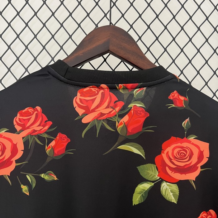Fan Version 2024 Japan Black Rose Version Soccer Jersey Football Shirt