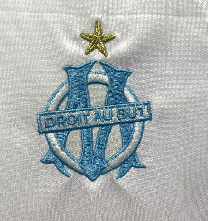 Retro Jersey 2002-2003 Marseille Home Soccer Jersey Vintage Football Shirt