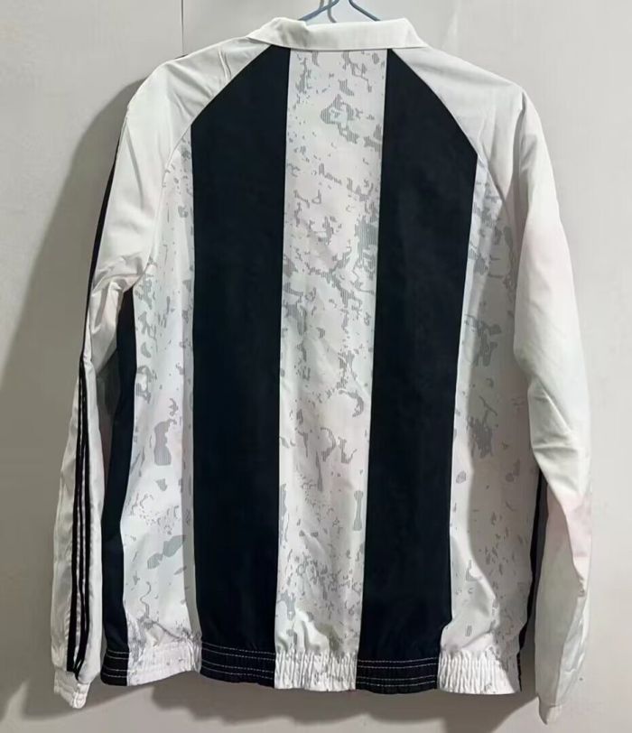 2024 Juventus Trench Coat Soccer Reversible Windbreaker Jacket Football Jacket