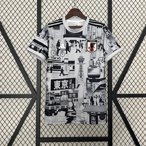 Fan Version 2024 Japan Black Tokyo Edition Soccer Jersey Football Shirt